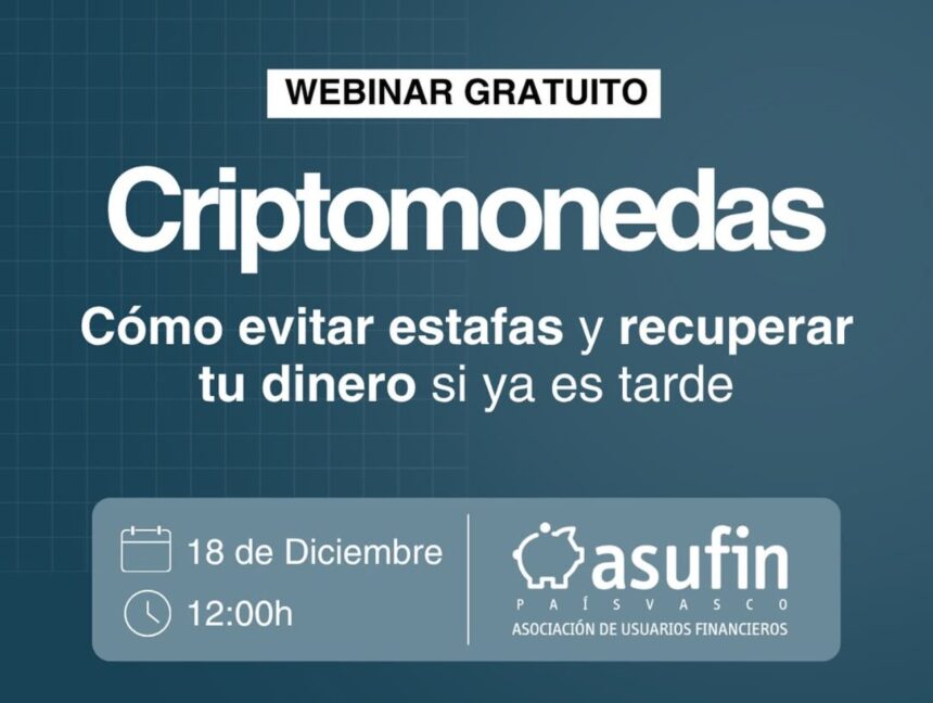🚀 Webinar Gratuito: Estafas con Criptomonedas y Estrategias Legales de Reclamación