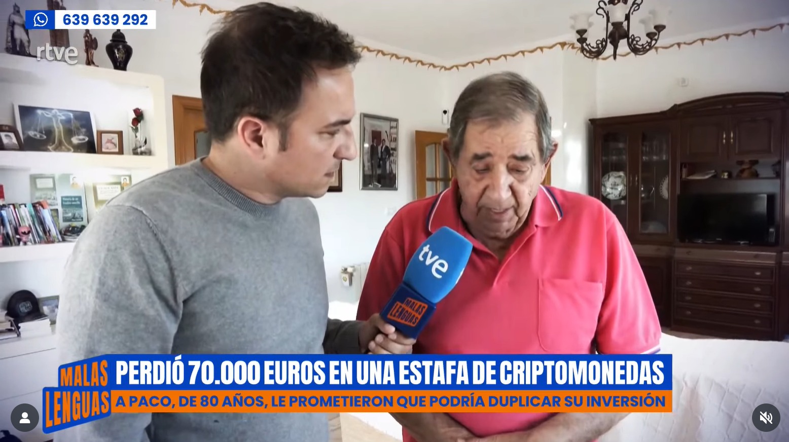 🛡️ Caso Francisco: Ayuda Gratuita a Víctima de Estafa con Criptomonedas de «Malas Lenguas» (TVE)