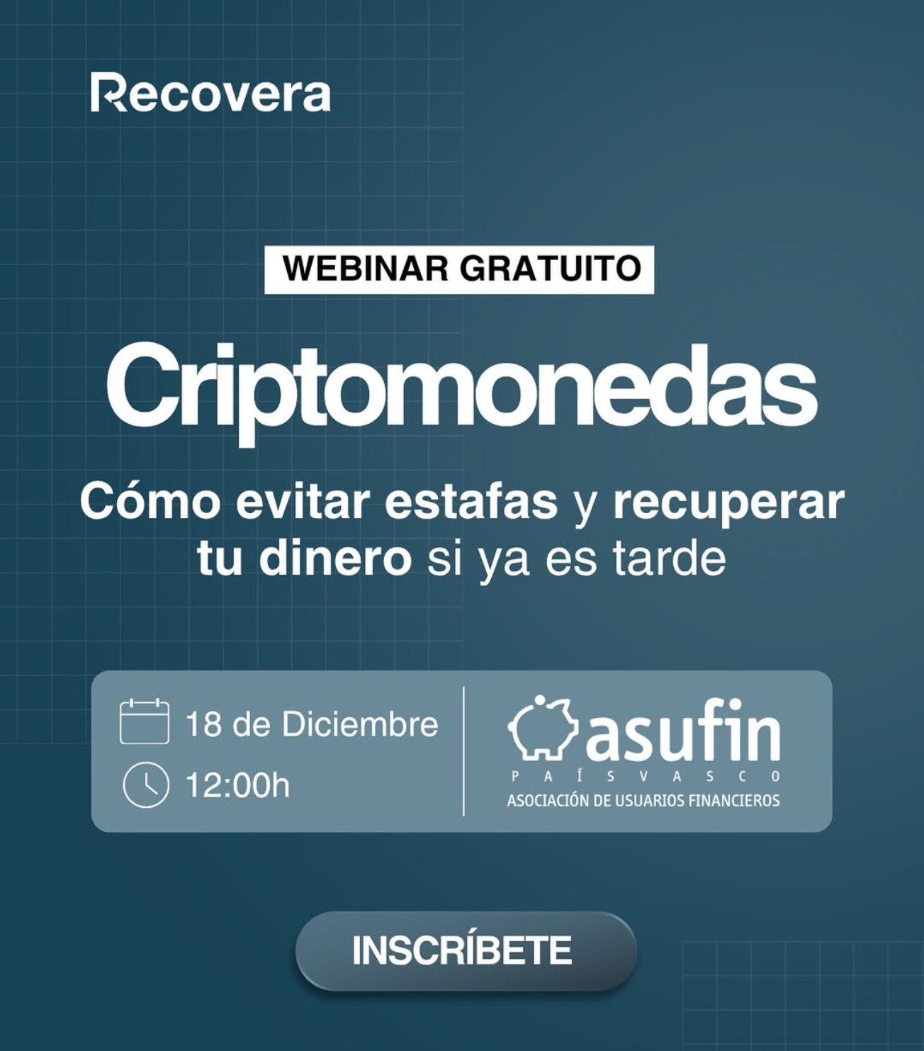 🚀 Webinar Gratuito: Estafas con Criptomonedas y Estrategias Legales de Reclamación