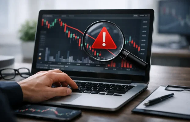 Fraude en plataforma de trading: señales clave