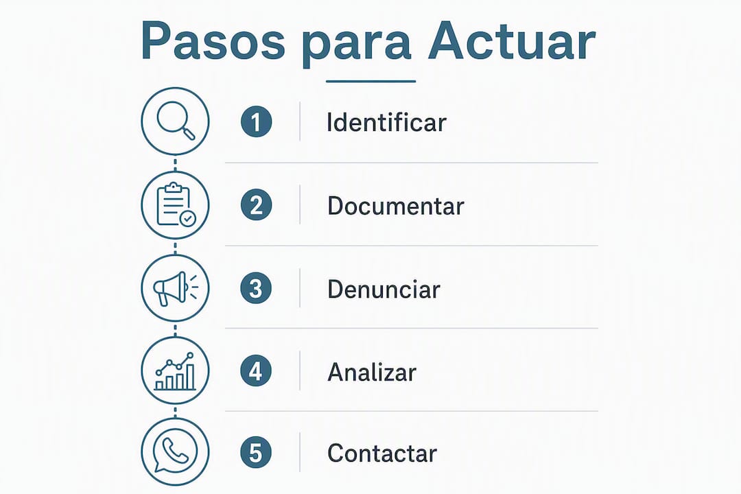 Guía visual: Qué hacer si has sido víctima de una estafa de copy trading