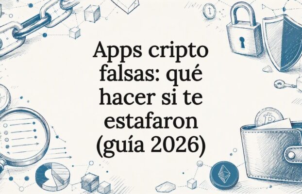 Apps cripto falsas: qué hacer si te estafaron (guía 2026)