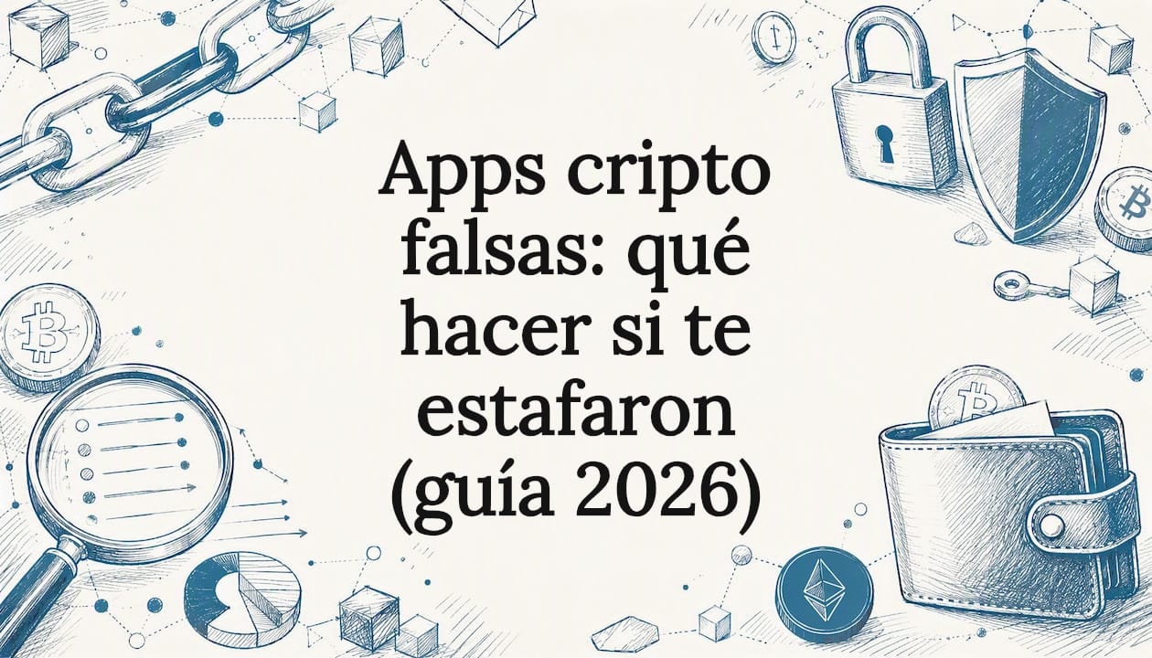 Apps cripto falsas: qué hacer si te estafaron (guía 2026)