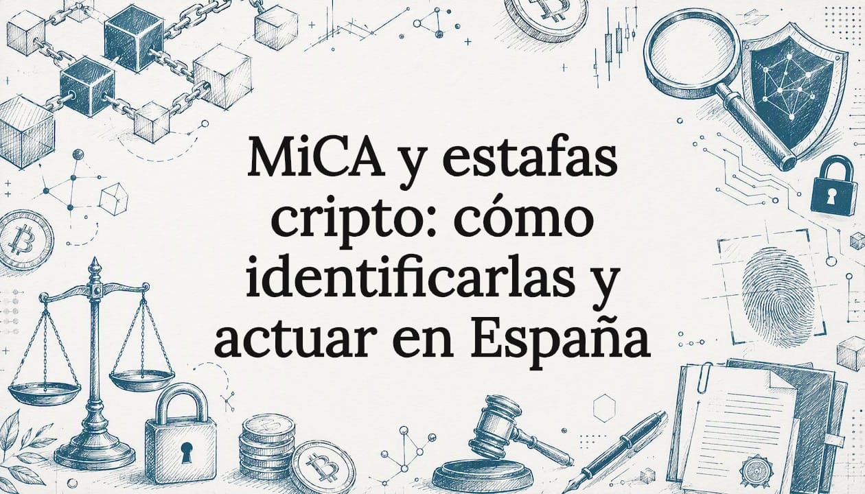 MiCA y estafas cripto: cómo identificarlas y actuar en España