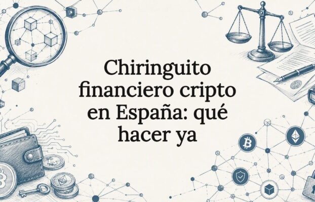 Chiringuito financiero cripto en España: qué hacer ya
