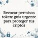 Ilustración decorativa para la portada de un artículo sobre seguridad en criptomonedas