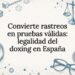 Ilustración forense decorativa para tarjeta de título