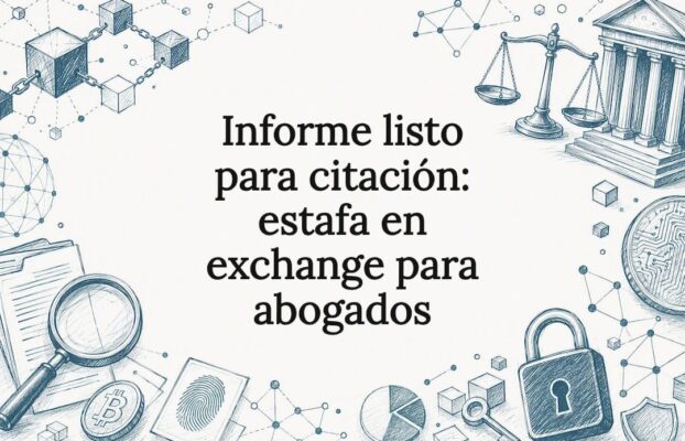 Informe listo para citación: estafa en exchange para abogados