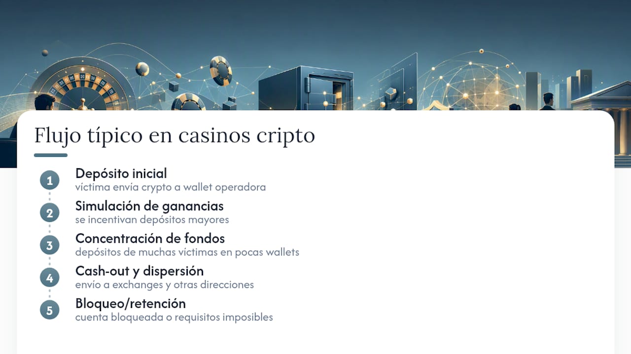 Casos prácticos de rastreo de pagos en casinos cripto — overview diagram