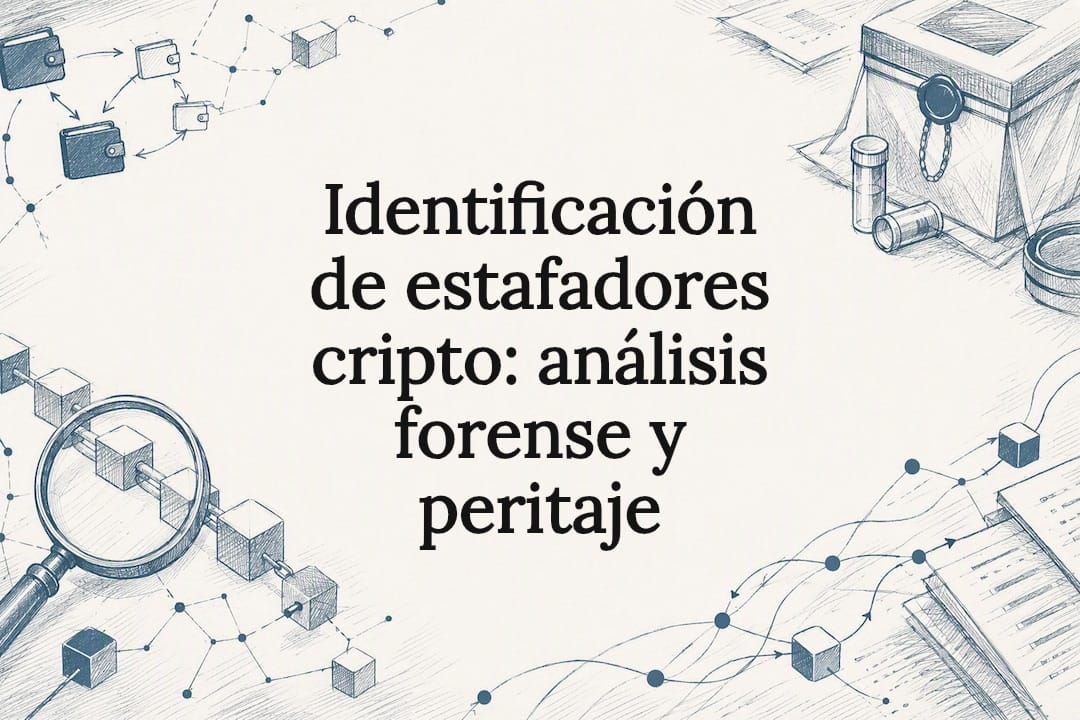 Identificación de estafadores cripto: análisis forense y peritaje