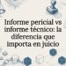 Tarjeta ilustrativa sobre informes periciales en blockchain