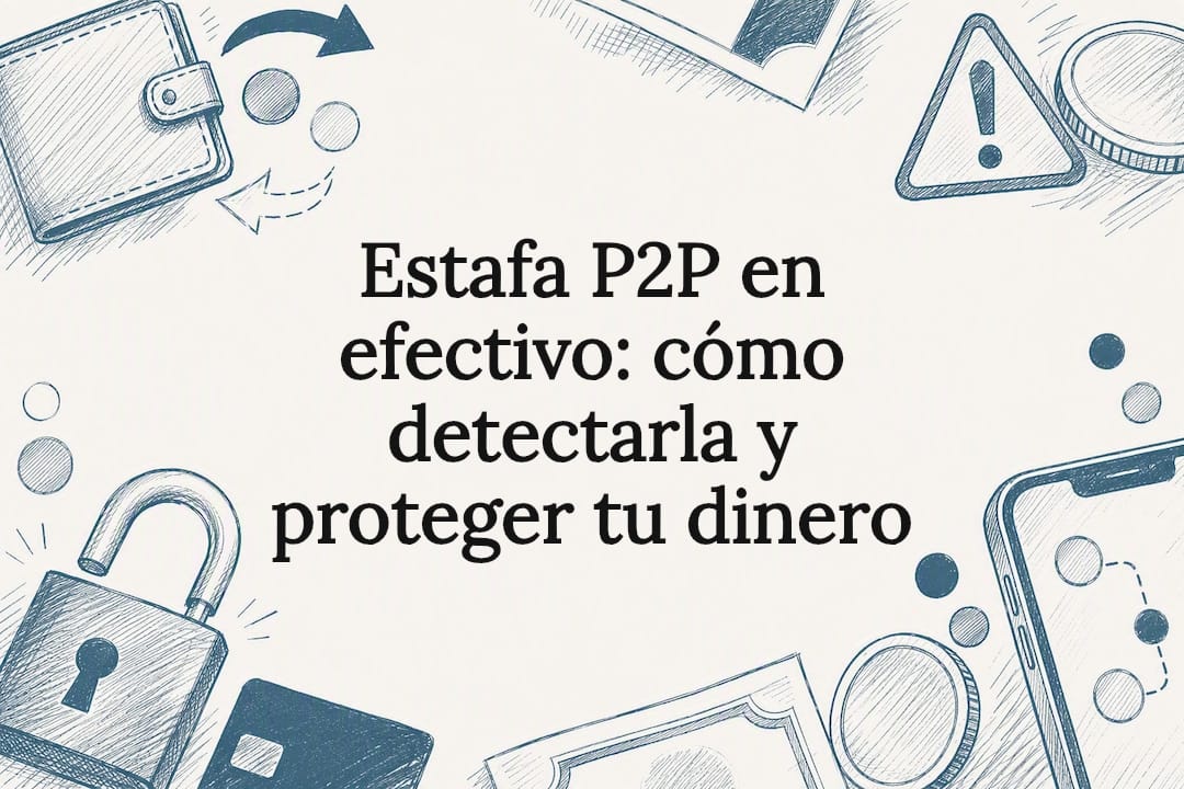 Estafa P2P en efectivo: cómo detectarla y proteger tu dinero