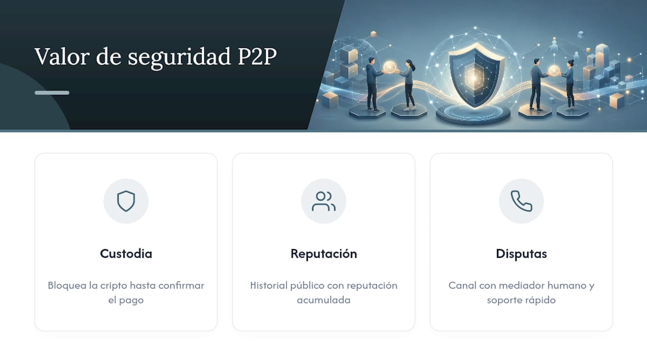 Cómo funcionan las plataformas P2P y qué papel juegan en tu seguridad — overview diagram