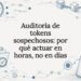 Tarjeta ilustrativa sobre auditoría blockchain