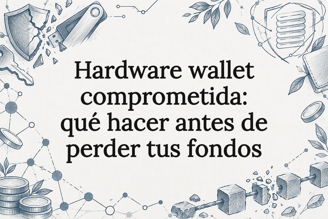 Hardware wallet comprometida: qué hacer antes de perder tus fondos