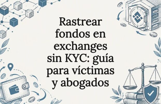 Rastrear fondos en exchanges sin KYC: guía para víctimas y abogados