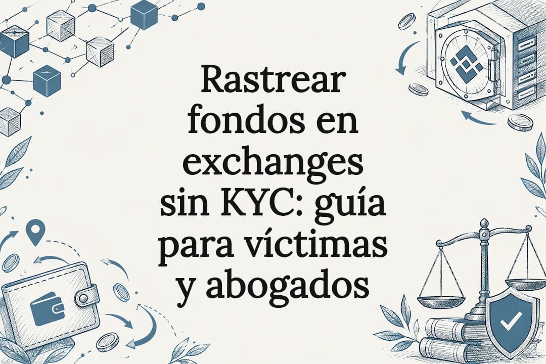 Rastrear fondos en exchanges sin KYC: guía para víctimas y abogados