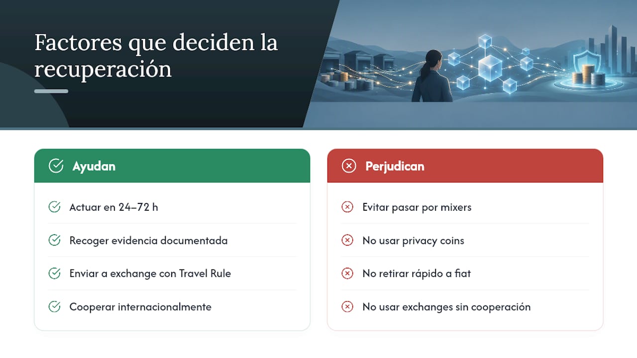 Factores que favorecen o dificultan la recuperación