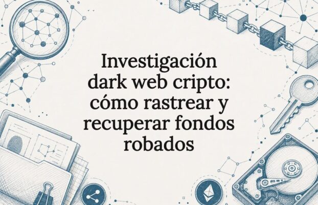 Investigación dark web cripto: cómo rastrear y recuperar fondos robados