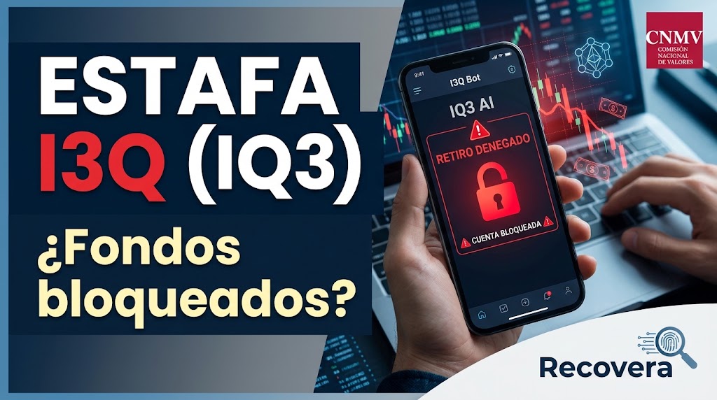 Estafa del bot I3Q (IQ3): cómo actuar y recuperar fondos