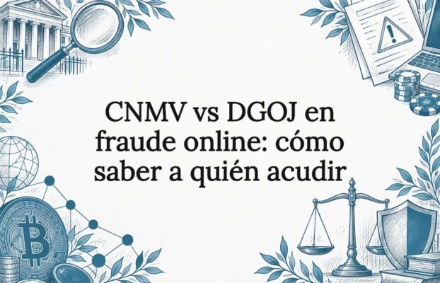 CNMV vs DGOJ en fraude online: cómo saber a quién acudir
