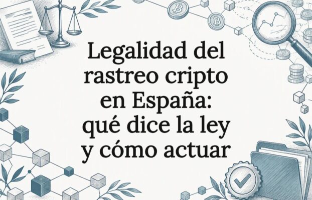 Legalidad del rastreo cripto en España: qué dice la ley y cómo actuar