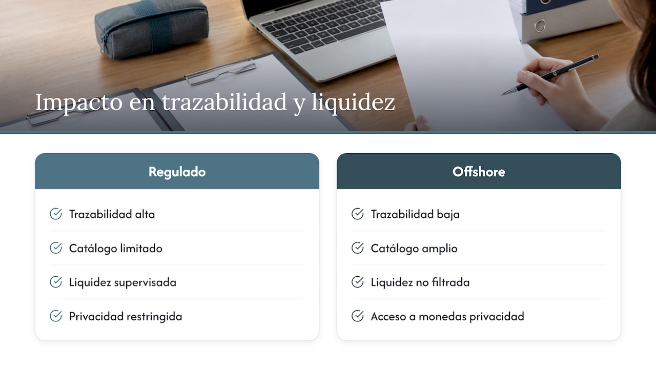 Comparativa de exchanges regulados y offshore