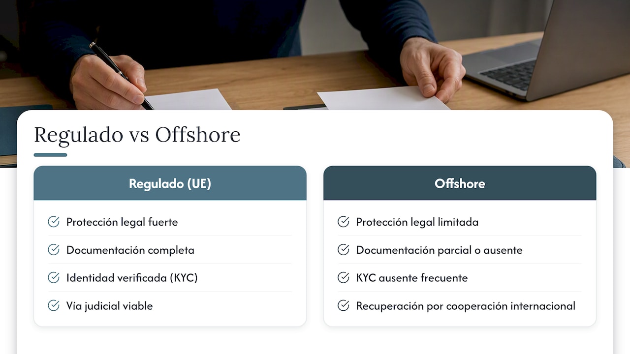 Cómo elegir entre un exchange regulado y un exchange offshore según el perfil del usuario — overview diagram