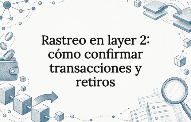 Rastreo en layer 2: cómo confirmar transacciones y retiros