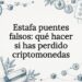 Ilustración principal sobre fraudes en criptomonedas