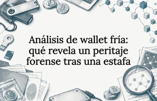 Análisis de wallet fría: qué revela un peritaje forense tras una estafa