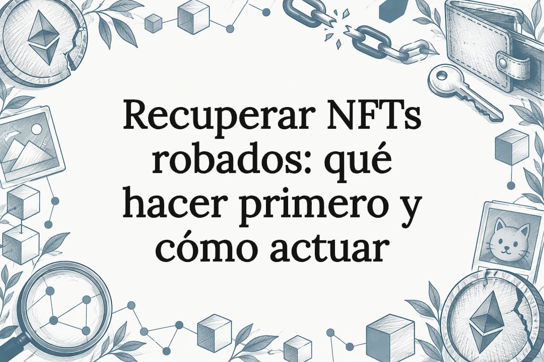 Recuperar NFTs robados: qué hacer primero y cómo actuar