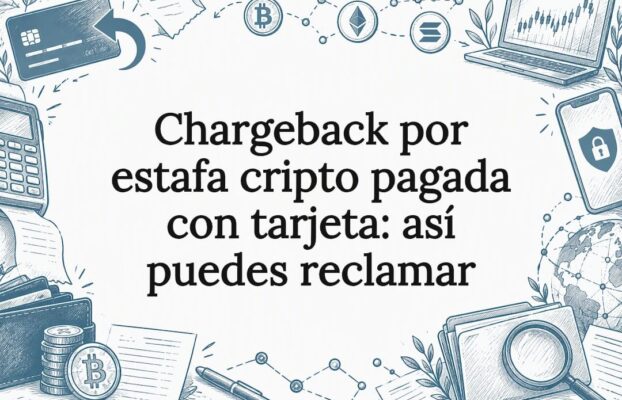 Chargeback por estafa cripto pagada con tarjeta: así puedes reclamar