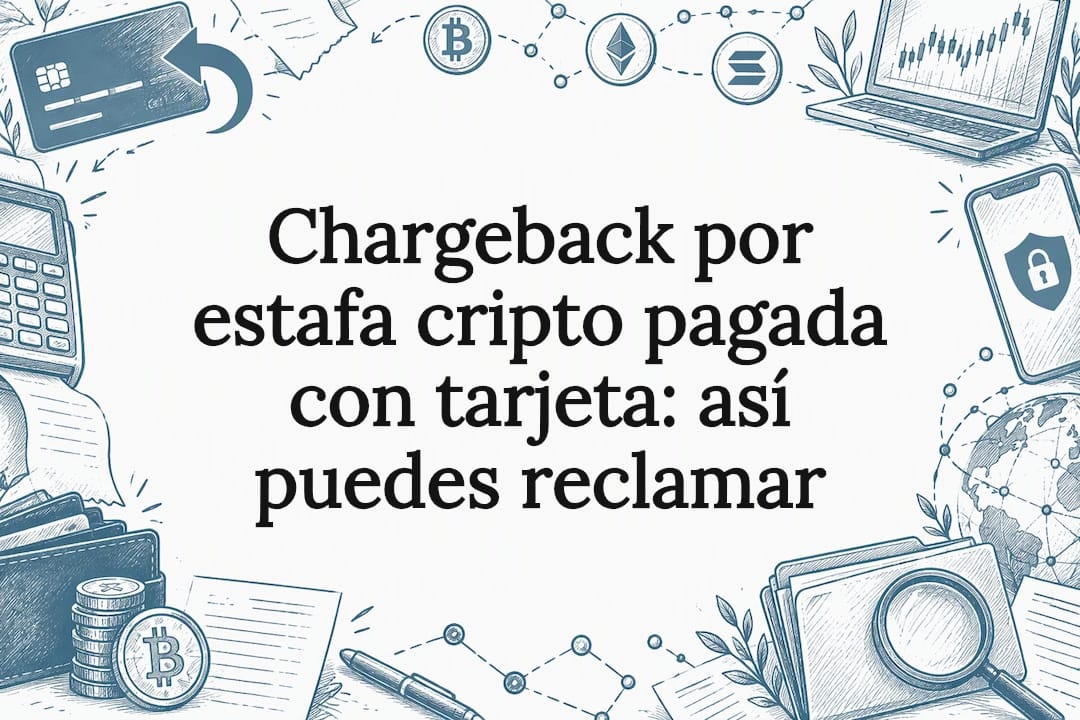 Chargeback por estafa cripto pagada con tarjeta: así puedes reclamar