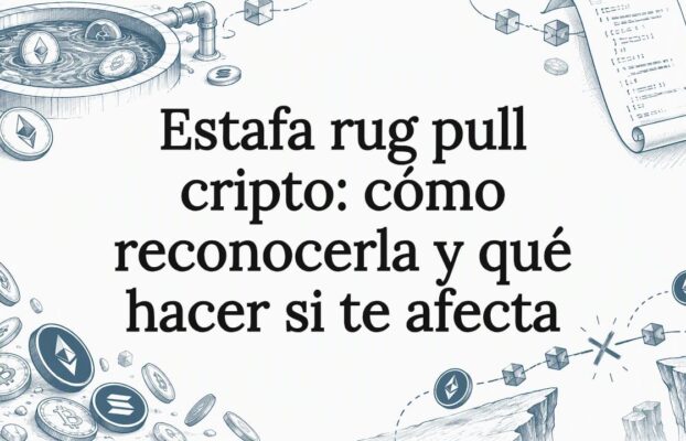 Estafa rug pull cripto: cómo reconocerla y qué hacer si te afecta