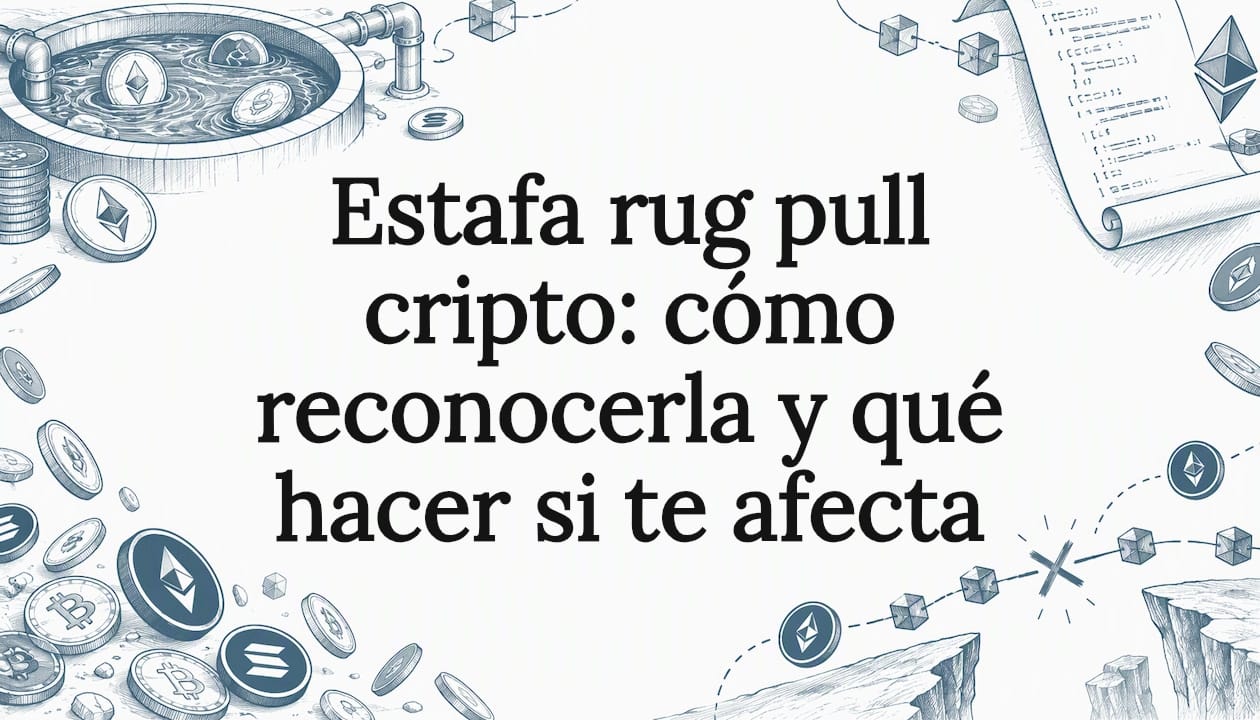 Estafa rug pull cripto: cómo reconocerla y qué hacer si te afecta