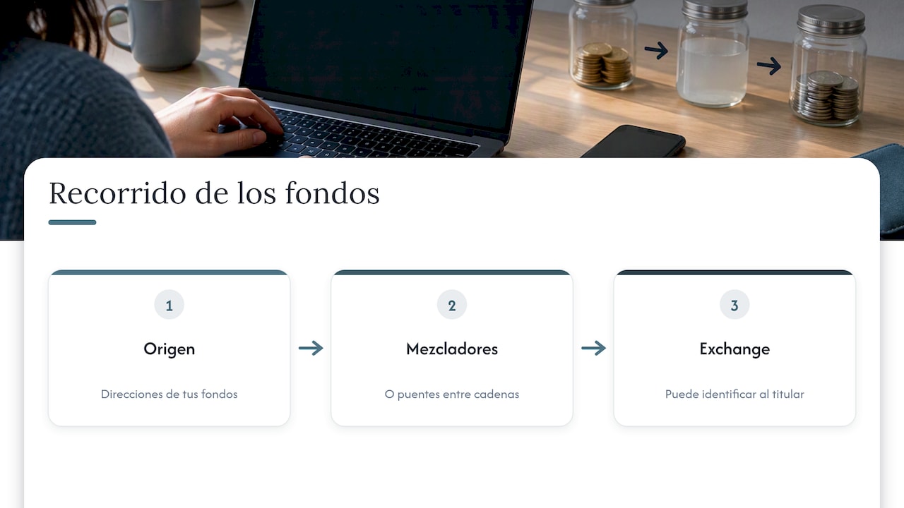 Recorrido de fondos hasta un exchange identificable