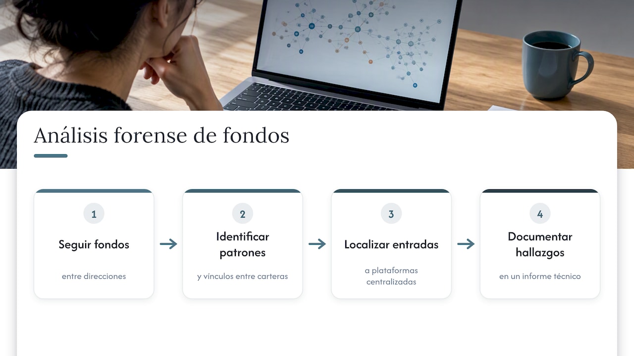 Recorrido de fondos hasta el informe técnico