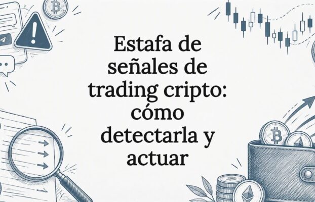 Estafa de señales de trading cripto: cómo detectarla y actuar