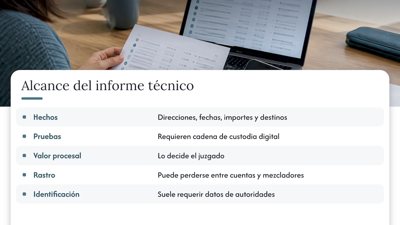 Qué puede aportar un informe técnico — overview diagram