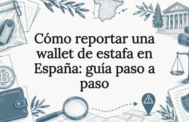 Cómo reportar una wallet de estafa en España: guía paso a paso
