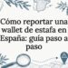 Ilustración para un artículo sobre cómo denunciar una wallet fraudulenta