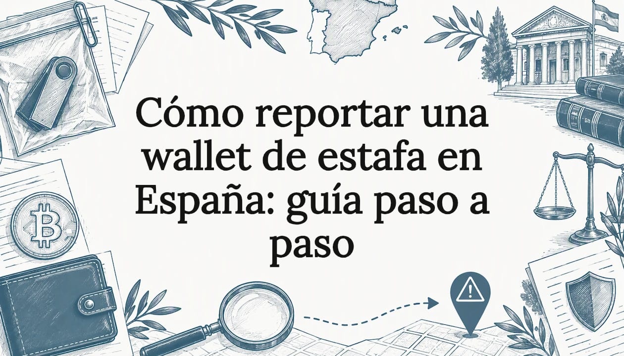 Cómo reportar una wallet de estafa en España: guía paso a paso