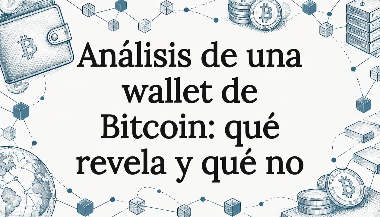 Análisis de una wallet de Bitcoin: qué revela y qué no